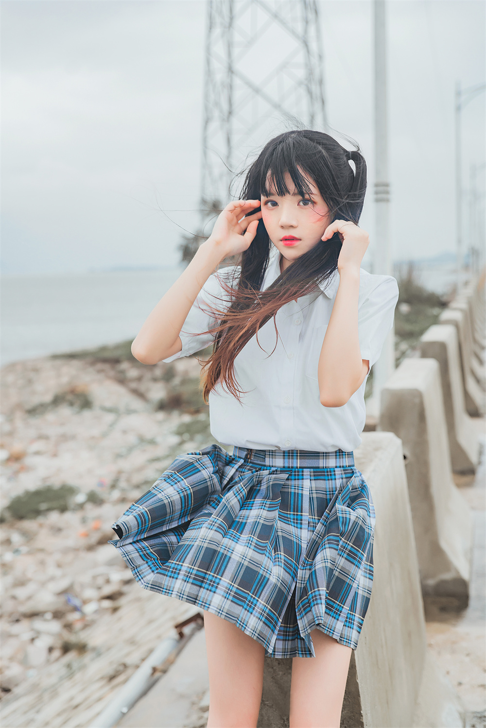 图片[1]-桜桃喵 VOL.022 [27P] 耳畔的风-微密空间-全网最全抖音网红铁粉空间觅圈